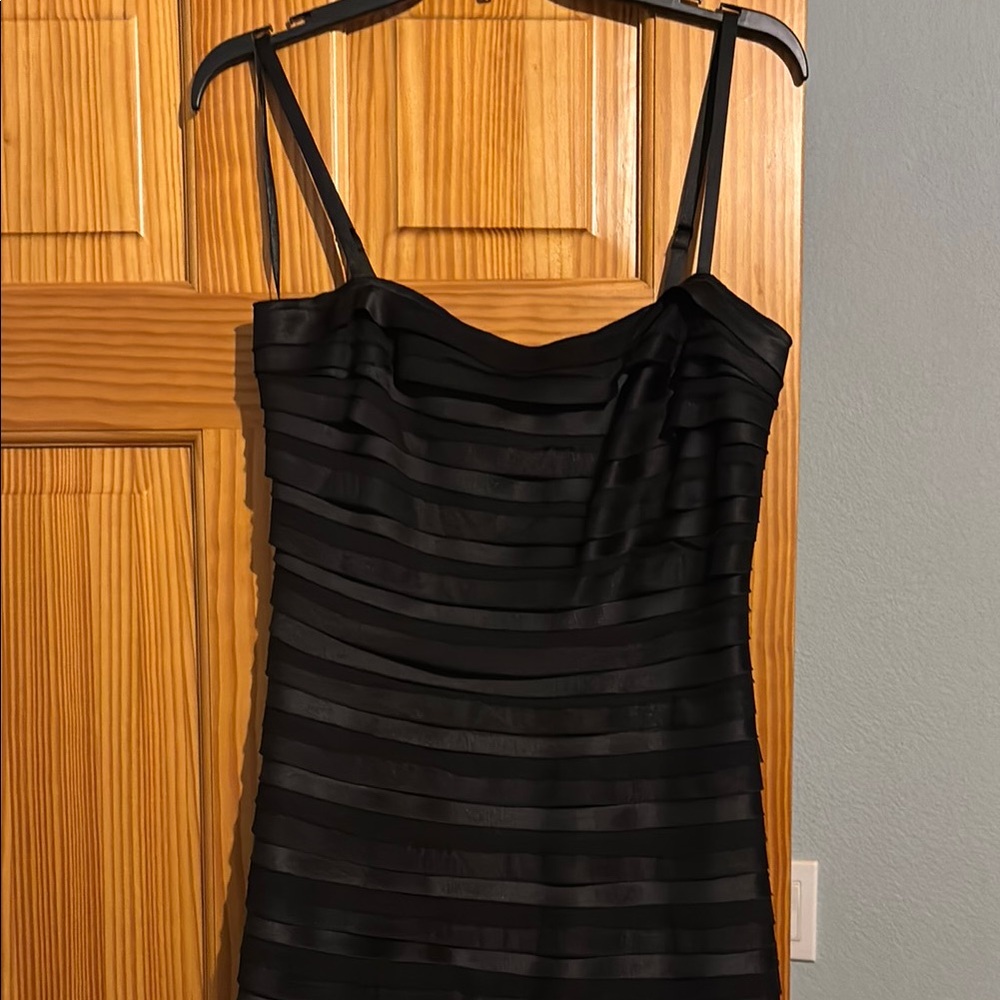 BCBGMaxAzria Black Midi Dress